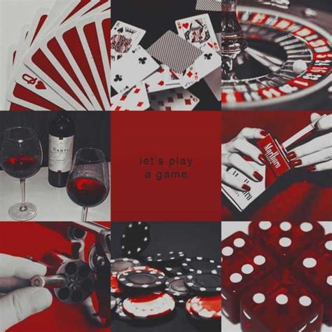 red casino aesthetic.